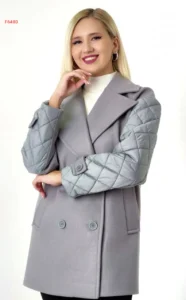 جاكيت جوخ ايطالي بأكمام من الالياف المضغوطة