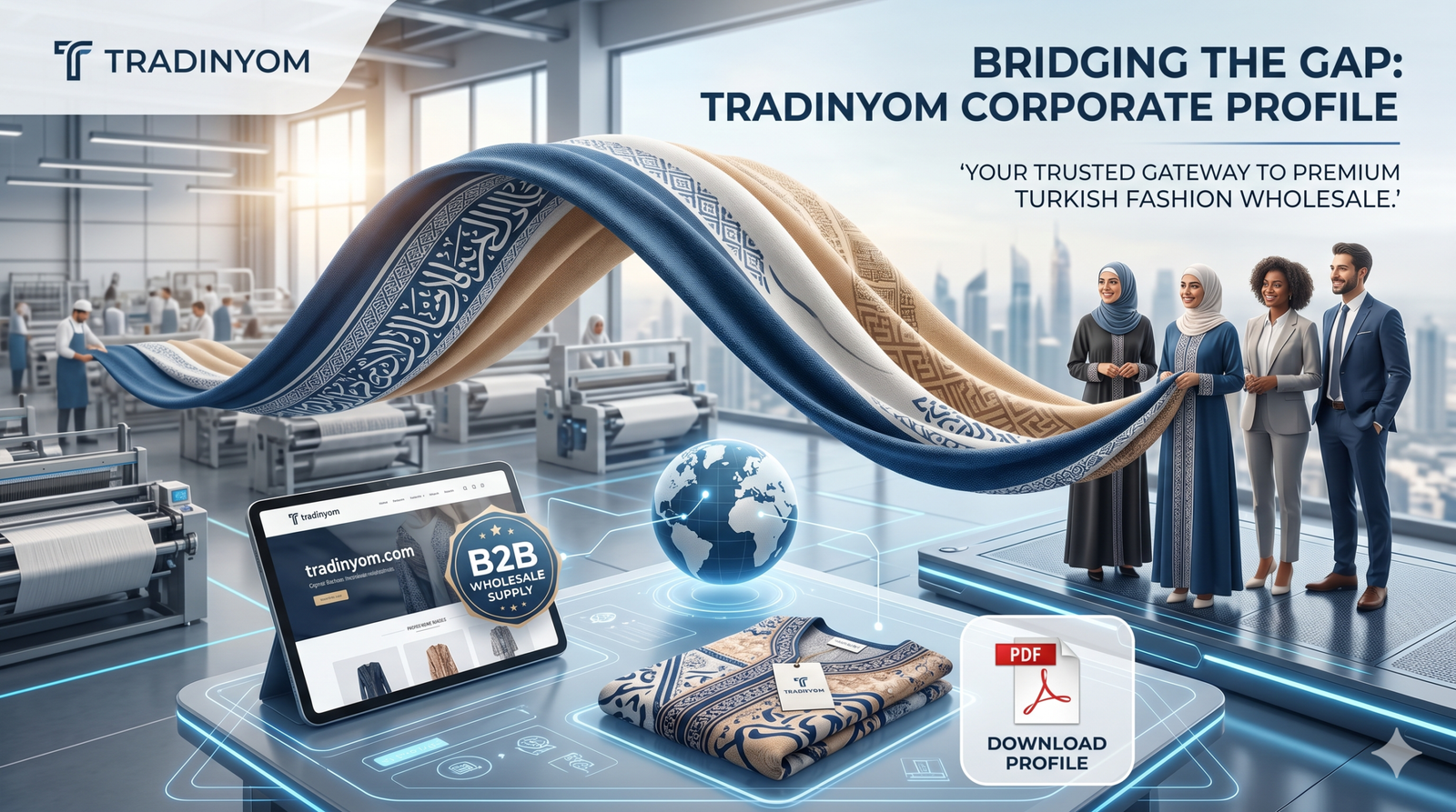Discover Tradinyom, your premier B2B wholesale platform connecting global buyers with top Turkish clothing manufacturers. Seamless supply chains start here!