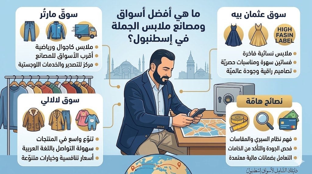 افضل اسواق الملابس بالجملة في اسطنبول 